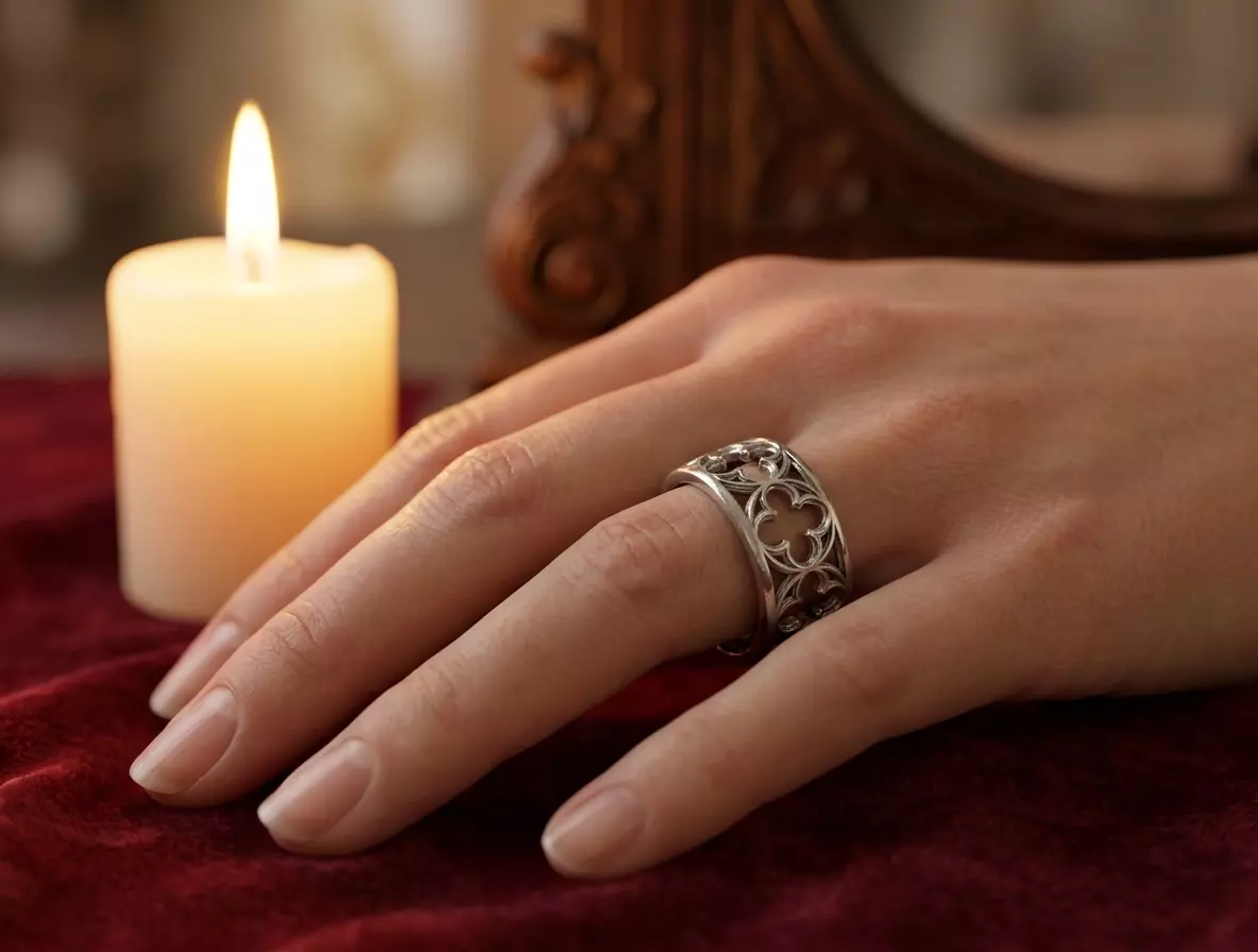 gothic quatrefoil wedding band ring 3d model f2aed9a58a gothic quatrefoil wedding band ring 3d model f2aed9a58a